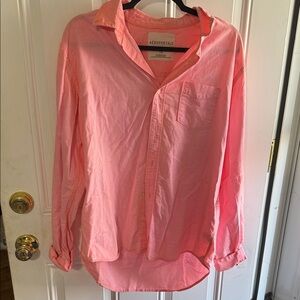 Aeropostale Men’s Light Pink Casual Button-Down Shirt